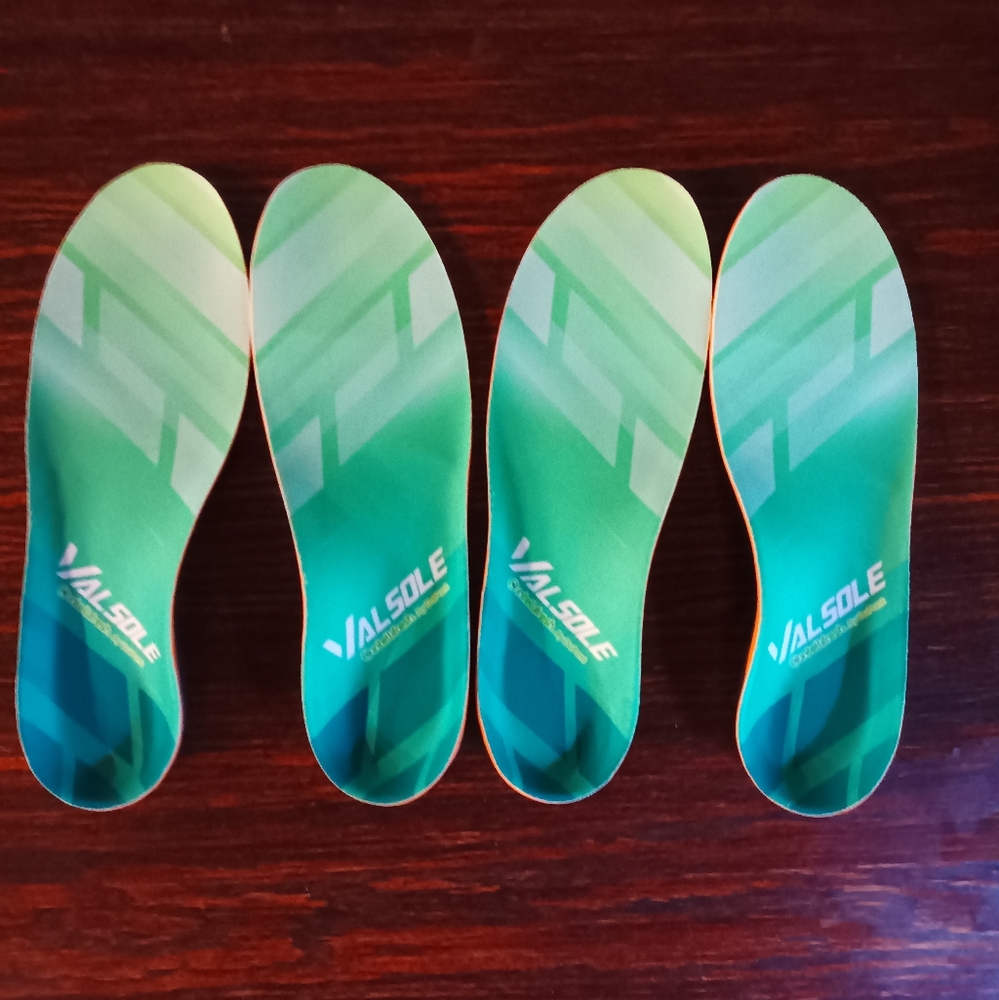 VALSOLE Plantar Fasciitis Orthotic Insoles Unisex Mens Sz 8-9.5 Women's 10-11.5